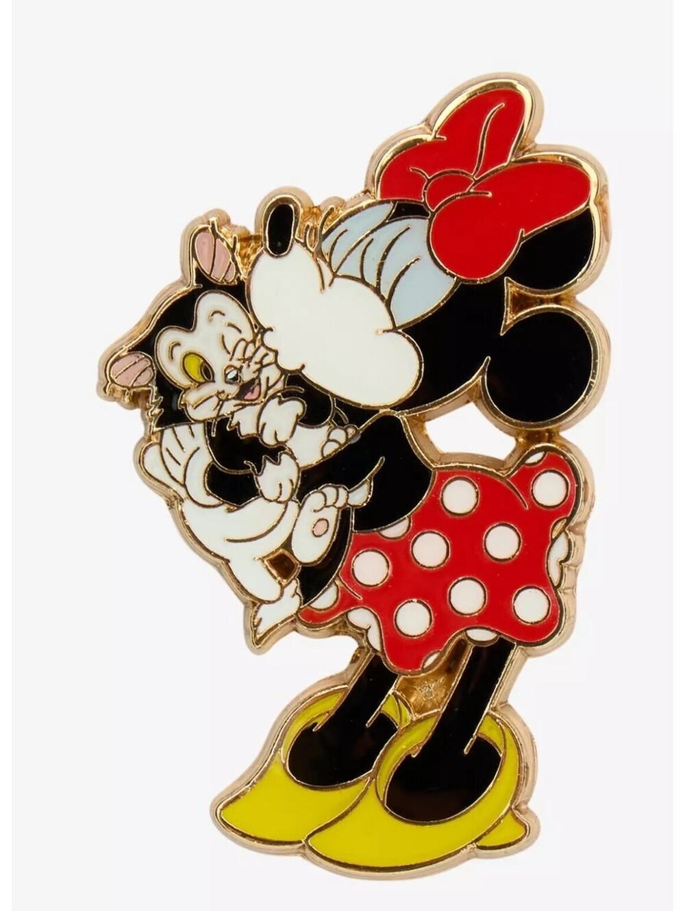 Loungefly Disney Minnie & Figaro Enamel Pin